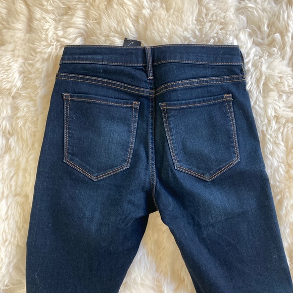 NWT banana republic dark blue skinny denim jeans size 26 - Picture 6 of 10